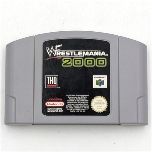 WWF Wrestlemania 2000 - Cartridge - Nintendo 64 Spil - (EUR) (B Grade) (Genbrug)